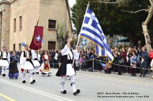 123- Rhodes- Defile Dodecanese grec